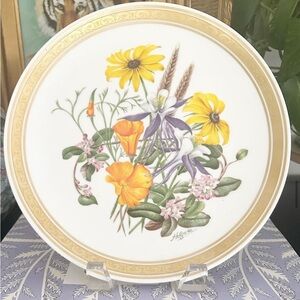 Royal Horticultural Society American Wildflowers Plate